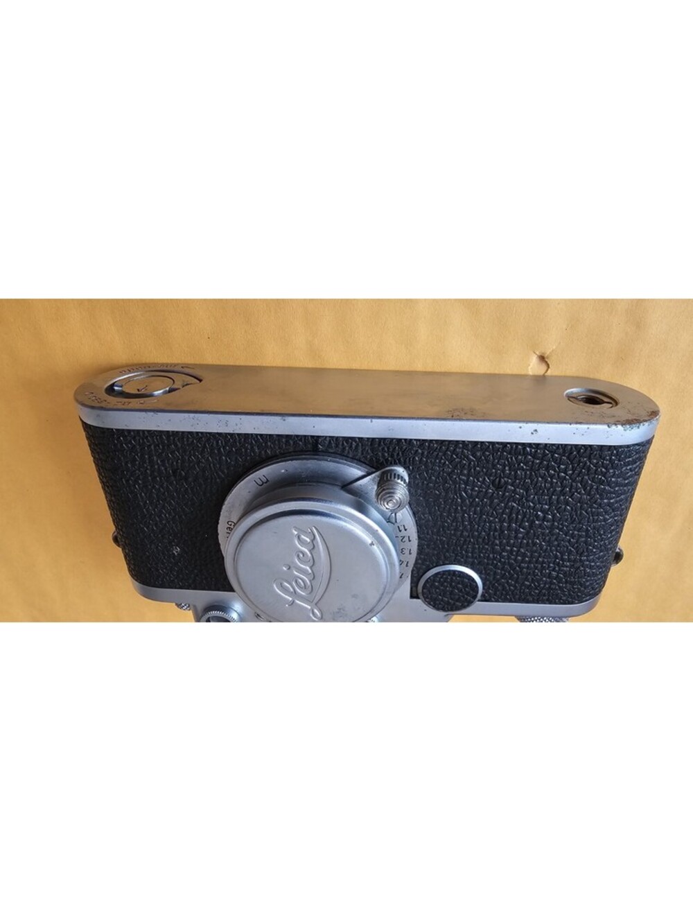 Leica IIf Red Dial Rangefinder Film Camera 1955 with Manual and Leitz Elmar Lens - Picture 9 of 14